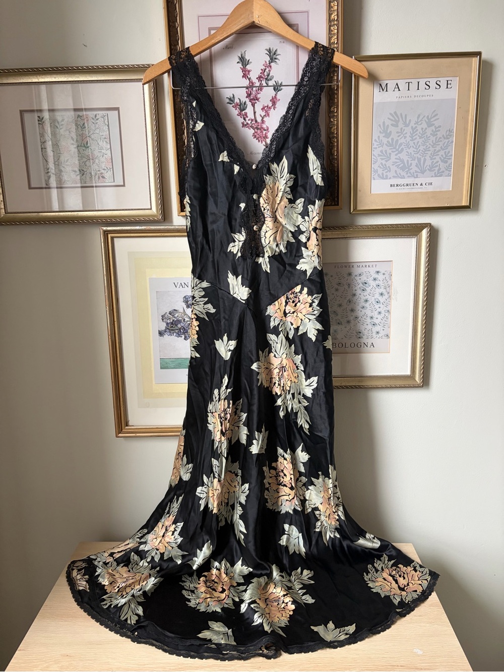Vintage Christina Dior 100% Silk Slip Dress